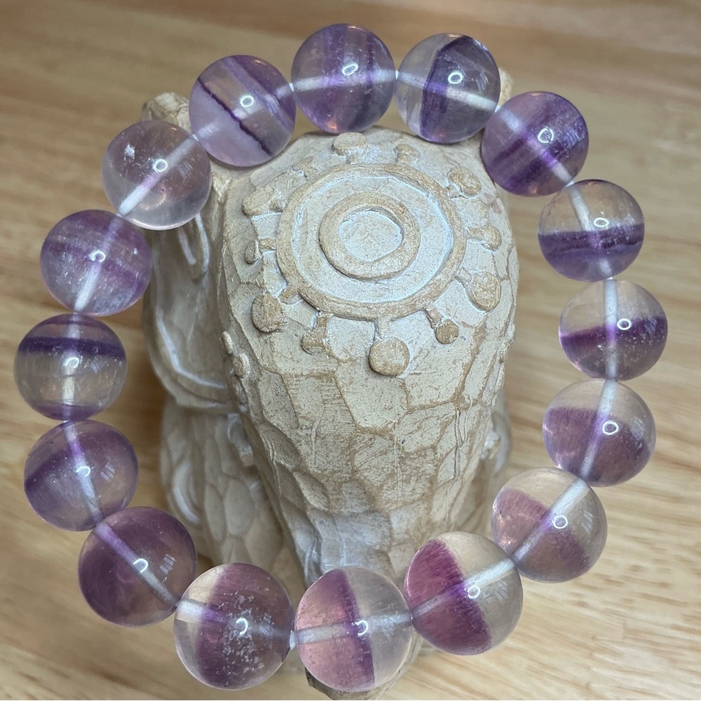 Fluorite Purple Banding 13mm